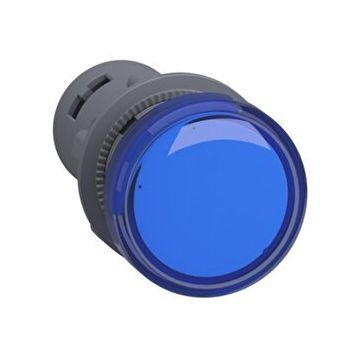 Schneider XA2-EVB6LC 24VAC-DC Mavi Sinyal Lambası