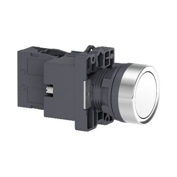 Schneider XA2-EW31B1 24VAC-DC Işıklı Yaylı Beyaz Buton