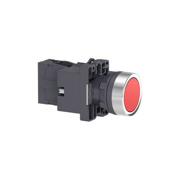 Schneider XA2-EW34M1 220VAC-DC Işıklı Yaylı Kırmızı Buton
