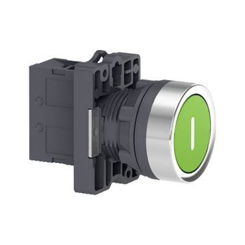 Schneider XA2EA3311 22 mm 1NA Yeşil l İşaretli Yaylı Buton