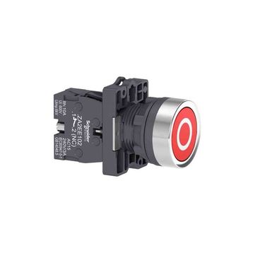 Schneider XA2EA4322 1NK Kırmızı İşaretli Yaylı Buton