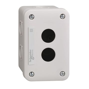 Schneider XAL-E2 2'li Gri Buton Kutusu
