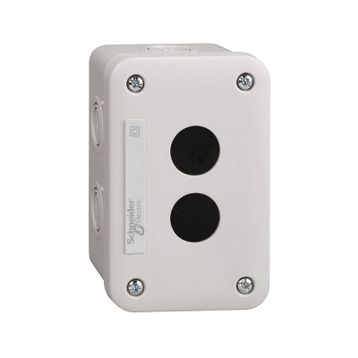 Schneider XAL-E2 2'li Gri Buton Kutusu