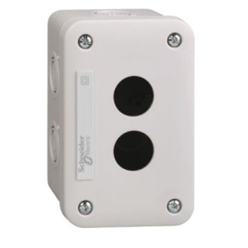 Schneider XAL-E2 2'li Gri Buton Kutusu