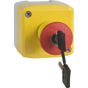 Schneider XALK188E 1 Kırmızı Mantar Başlık Sarı İstasyon
