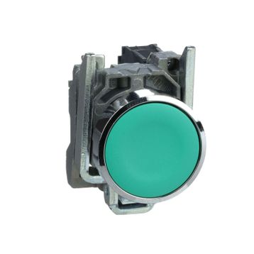 Schneider XB4-BA31 Yeşil Yaylı Buton