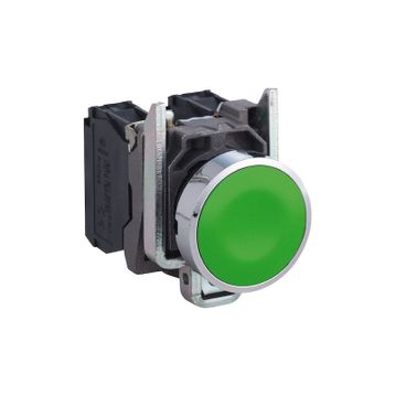 Schneider XB4-BA31 Yeşil Yaylı Buton