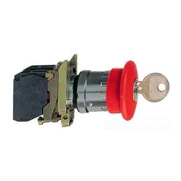 Schneider XB4-BS8445 2 Kutuplu Mantar Buton