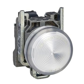 Schneider XB4-BV61 Beyaz Metal Sinyal Lambası