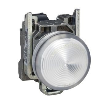 Schneider XB4-BV61 Beyaz Metal Sinyal Lambası
