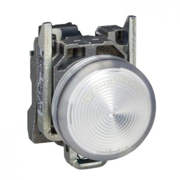 Schneider XB4-BV61 Beyaz Metal Sinyal Lambası