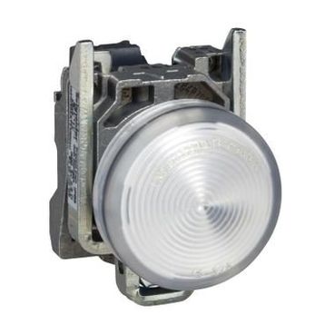 Schneider XB4-BV61 Beyaz Metal Sinyal Lambası