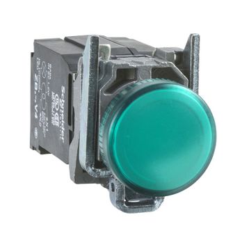 Schneider XB4-BVM3 230VAC Yeşil Korumalı Ledli Sinyal Lambası