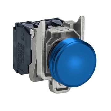 Schneider XB4-BVM6 230VAC Korumalı Ledli Mavi Sinyal Lambası