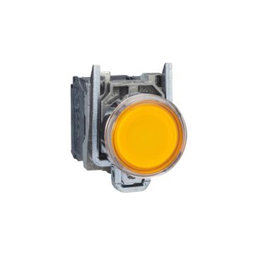 Schneider XB4-BW35M5 Korumalı Ledli Işıklı Sarı Buton
