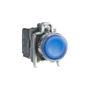 Schneider XB4-BW36M5 Korumalı Ledli Işıklı Mavi Buton