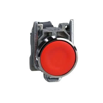 Schneider XB4BA42 22 mm 1NK Kırmızı Yaylı Buton