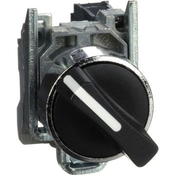 Schneider XB4BD41 1NA 22 mm 2 Konumlu Yaylı Siyah Mandal Buton