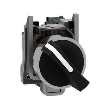 Schneider XB4BD41 1NA 22 mm 2 Konumlu Yaylı Siyah Mandal Buton