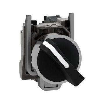 Schneider XB4BD41 1NA 22 mm 2 Konumlu Yaylı Siyah Mandal Buton
