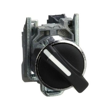 Schneider XB4BD41 1NA 22 mm 2 Konumlu Yaylı Siyah Mandal Buton