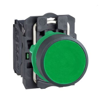 Schneider XB5-AA31 1NA Yeşil Yaylı Buton