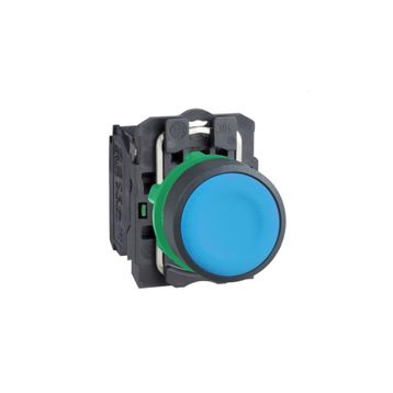 Schneider XB5-AA61 1NA Mavi Yaylı Buton