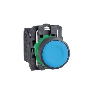 Schneider XB5-AA61 1NA Mavi Yaylı Buton