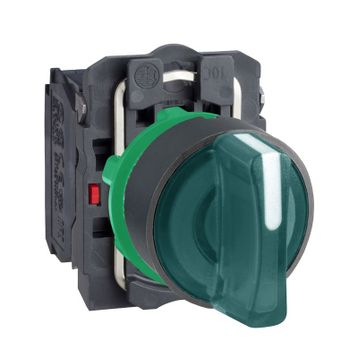 Schneider XB5-AK134M5 220V Ledli Kırmızı Mandal Buton
