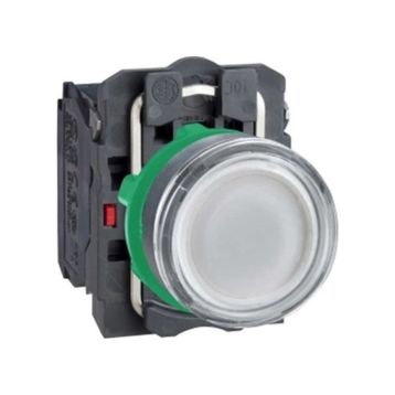 Schneider XB5-AW3165 1NA+1NK Işıklı Beyaz Yaylı Buton