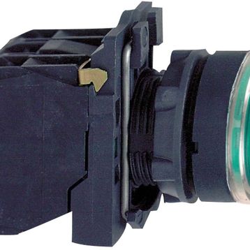 Schneider XB5-AW33M5 220VAC Işıklı Yeşil Yaylı Buton