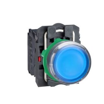 Schneider XB5-AW36M5 220VAC Işıklı Mavi Yaylı Buton