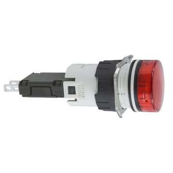 Schneider XB6-AV4BB Kırmızı Daire Sinyal Lambası