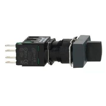 Schneider XB6-DD221B 2 Konumlu Dikdörtgen Siyah Mandal Buton
