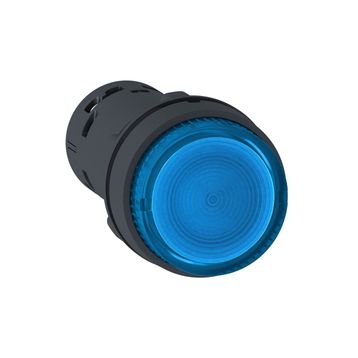 Schneider XB7NW36B1 1NA 24V Mavi Ledli Yaylı Dönüşlü Işıklı Buton
