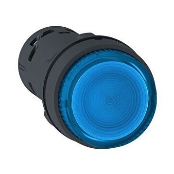 Schneider XB7NW36B1 1NA 24V Mavi Ledli Yaylı Dönüşlü Işıklı Buton