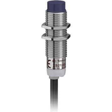 Schneider XS212BLPAL5 XS2 M12 12-24VDC U41.3MM-SN4MM 5 m Kablolu Pirinç Endüktif Sensör