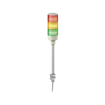 Schneider XVGB3ST 24 AC/DC 60 mm IP23 Buzzer Kırmızı-Sarı-Yeşil Sabit Monoblok Işıklı Kolon