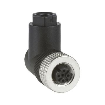 Schneider XZ-CC12FCM40B M12 4 Pinli 90 Derece Konnektör