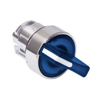 Schneider ZB4-BK1263 Mavi Işıklı Mandal Buton Kafası