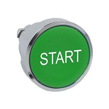 Schneider ZB4BA333 22 mm Yeşil Start İşaretli Sıva Altı Buton Başlığı