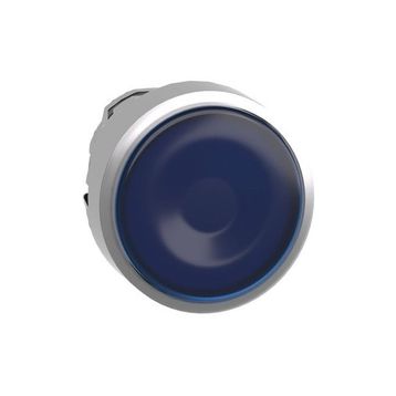 Schneider ZB4BH063 Entegre Led için 22 mm Basmalı Tip Mavi Sıva Altı Işıklı Basmalı Buton Başlığı