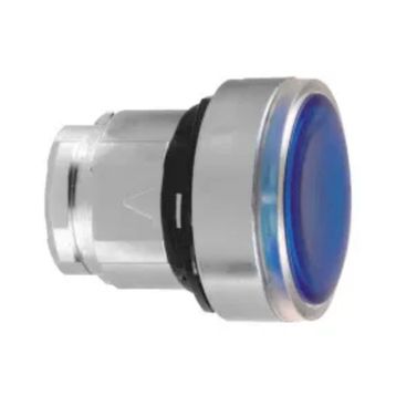 Schneider ZB4BH063 Entegre Led için 22 mm Basmalı Tip Mavi Sıva Altı Işıklı Basmalı Buton Başlığı