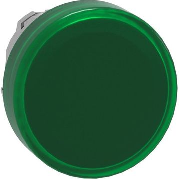 Schneider ZB4BV033 Entegre Led için 22 mm Yeşil Düz Lensli Pilot Işığı Başlığı