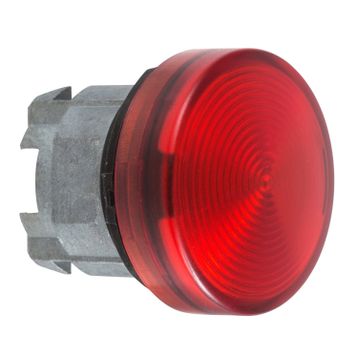 Schneider ZB4BV04 Ba9S Ampul için 22 mm Düz Lensli Kırmızı Pilot Işığı