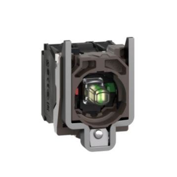 Schneider ZB4BW0B15 24V 1NA+1NK Entegre Ledli Gövde Sabitleme Bilezikli Beyaz Işık Bloğu