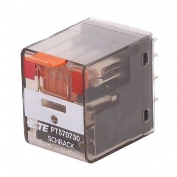 Schrack PT570730 230 VAC 4 C/O 06A Röle