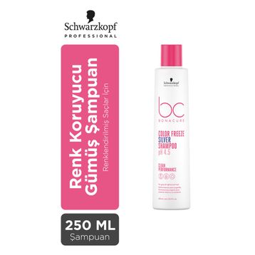 Schwarzkopf 250 ml Bc Clean Renk Koruyucu Gümüş Şampuan