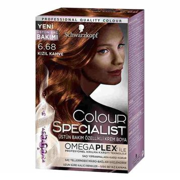 Schwarzkopf Colour Specialist 6-68 Kızıl Kahve Saç Boyası