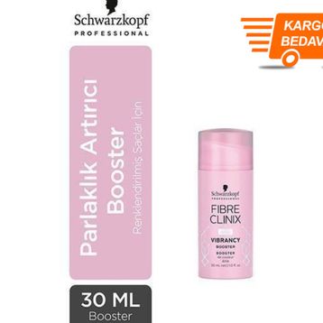 Schwarzkopf Fibre Clinix Vibrancy Parlaklık Arttırıcı Booster 30 ml Saç Serumu